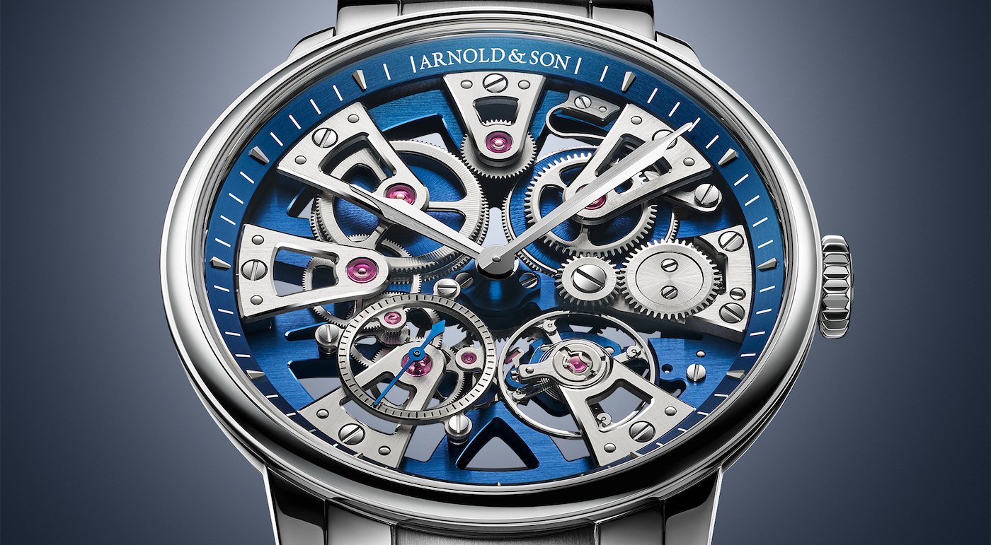 Arnold & Son adds Blue Edition to Nebula 40 Steel