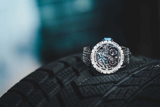 Roger Dubuis' Italian affair continues with Excalibur Spider Pirelli SOTTOZERO