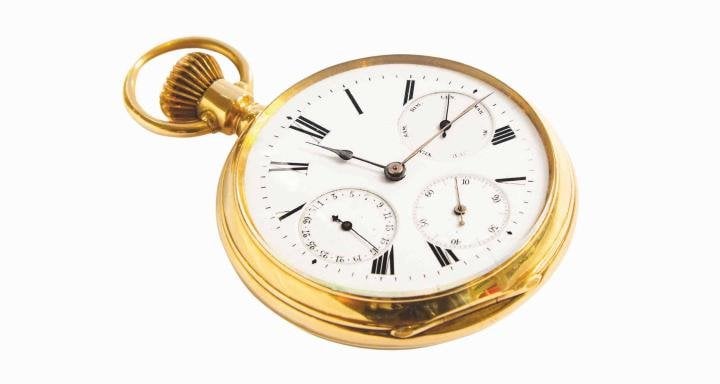 A 19th century Carl Suchy & Söhne pocket watch 