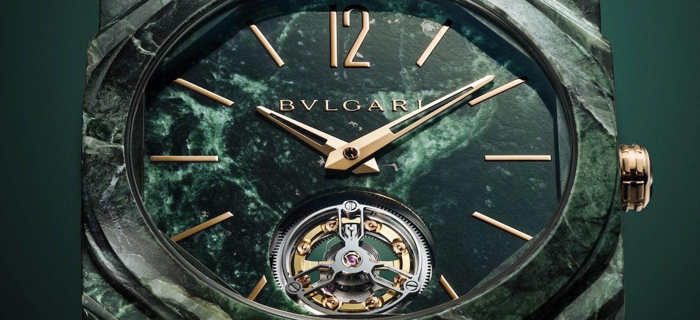 Bulgari: a one-off Octo Finissimo Tourbillon in marble for Only Watch