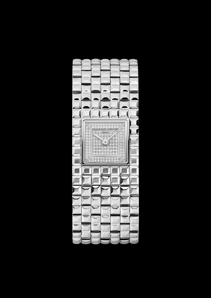 Frederique Constant reboots bracelet watch with glam-rock flair