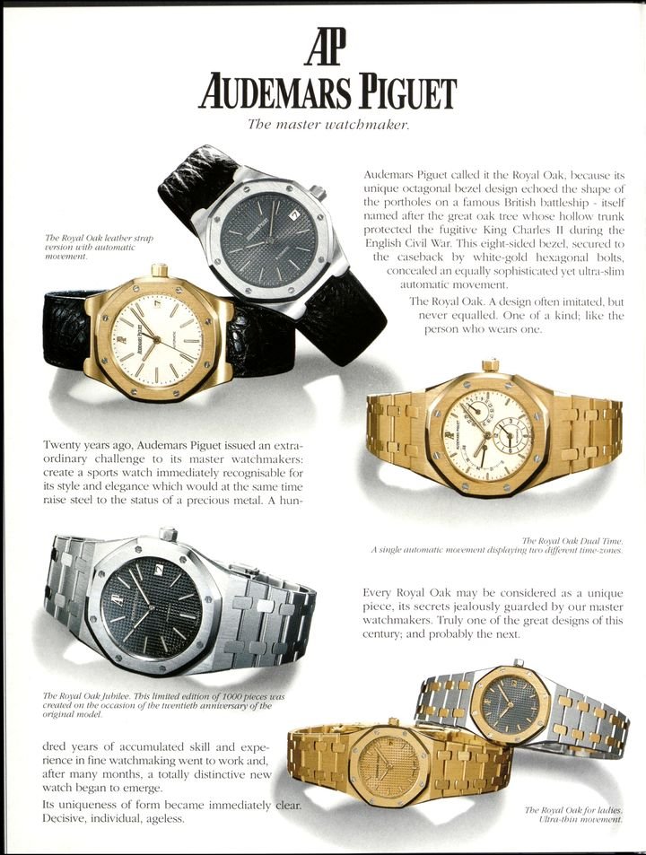 An iconic watch in Europa Star's archives: the Royal Oak