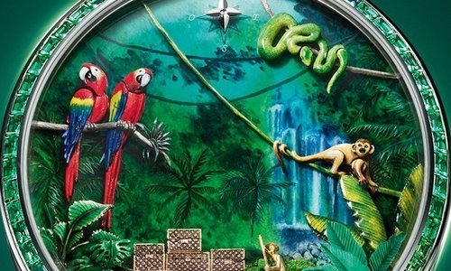 Introducing the one-off Escale en Amazonie pocket watch by Louis Vuitton