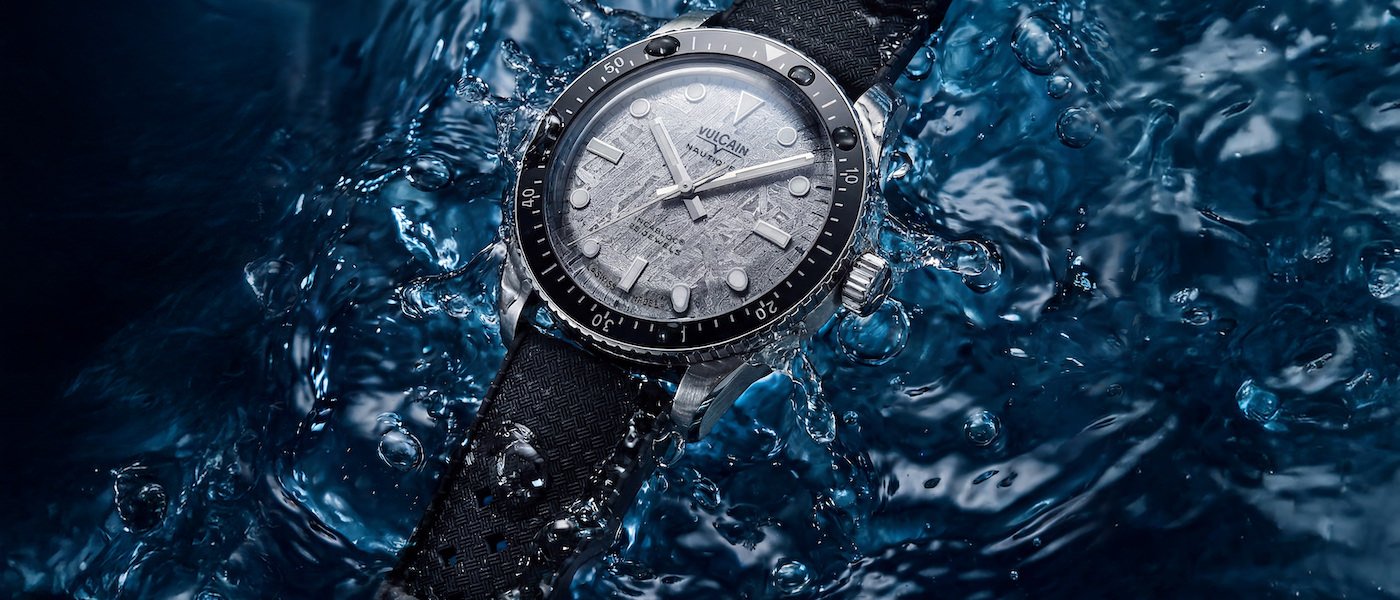 Vulcain Skindiver Nautique Meteorite - a diver from the sky 