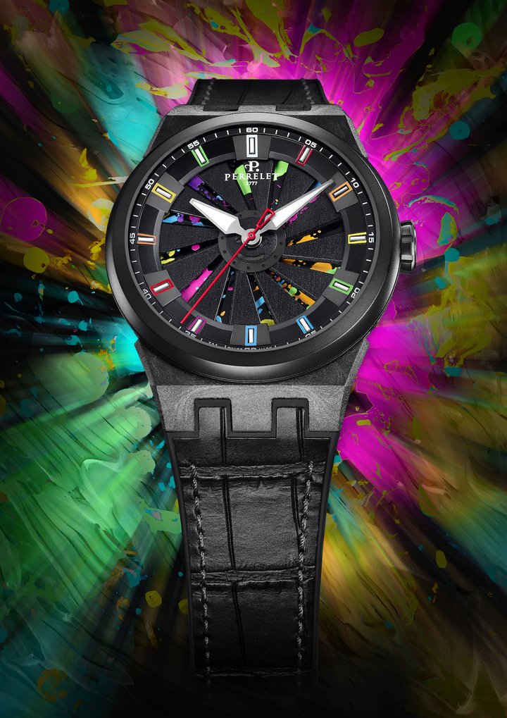 Perrelet introduces Turbine Splash with artistic creativity