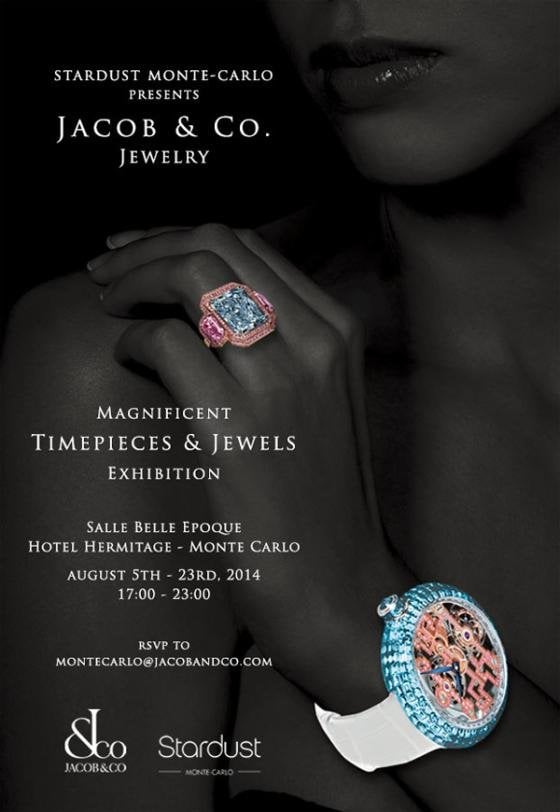 Jacob & Co.'s Annual Exhibition of Rare High Jewellery and Timepiece Collections in Monaco