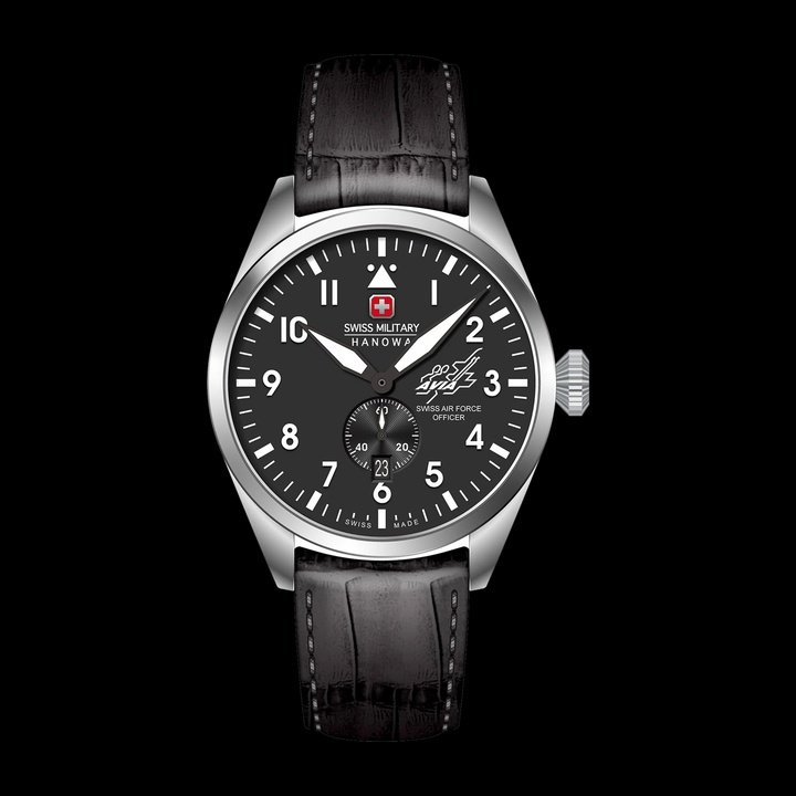 The Challenger watch, released for the centenary of the Association of Swiss Air Force Officers (AVIA).