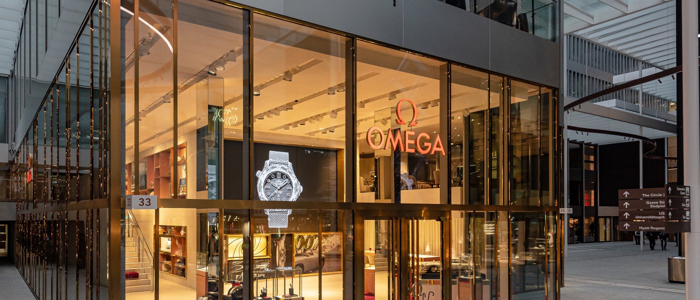 Omega opens a new “immersive” boutique at Zurich Airport