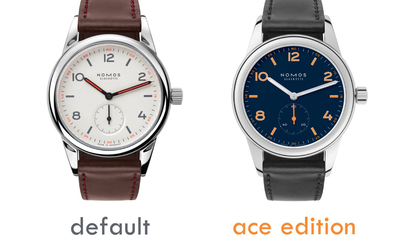 Introducing the Ace x Nomos Club 36 Blue limited edition 