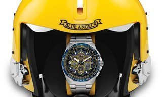 A new Citizen Promaster Blue Angels Skyhawk takes to the skies 