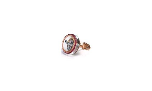 TF Est. 1968 - Rose Gold & Rubies Tourbillon Cufflinks 