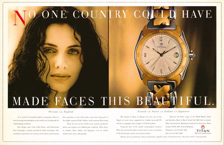 Advertisement published in Europa Star in 1996.