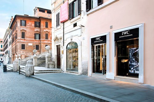 IWC's store on Piazza di Spagna 28, Rome, Italy