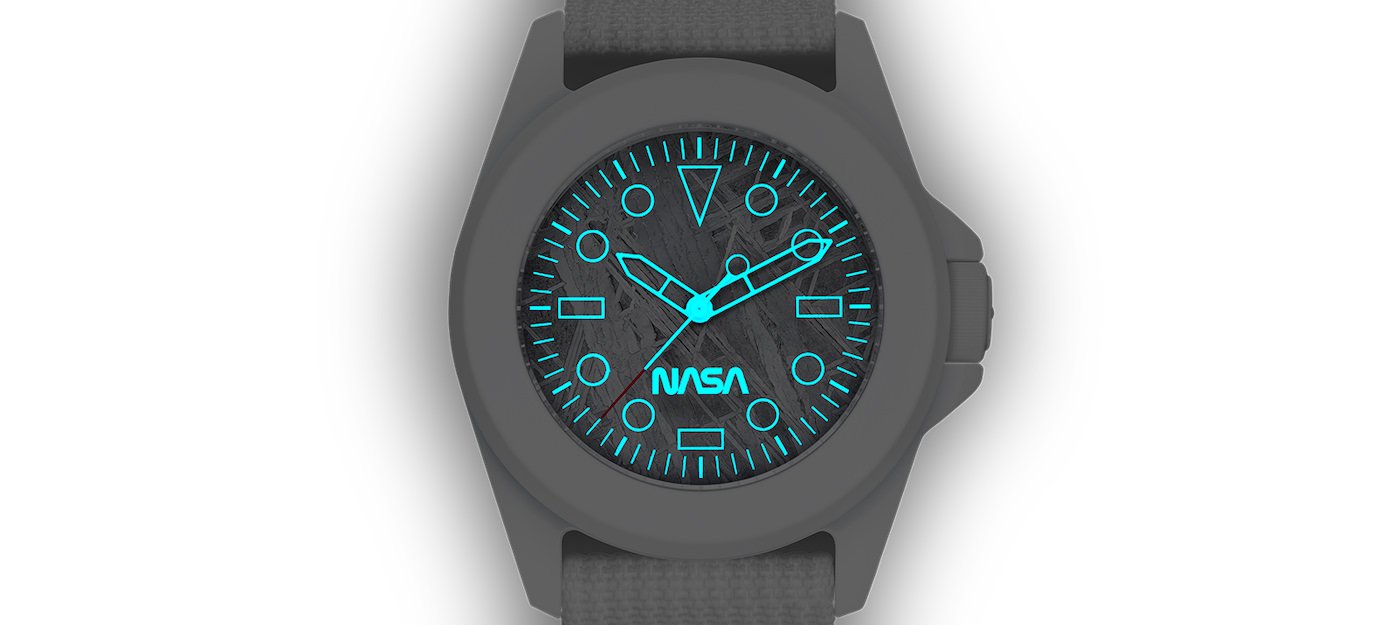 Unimatic x Massena LAB Reveal Cosmic Rarity: Meteorite-Dial Titanium U4S-T-SPW