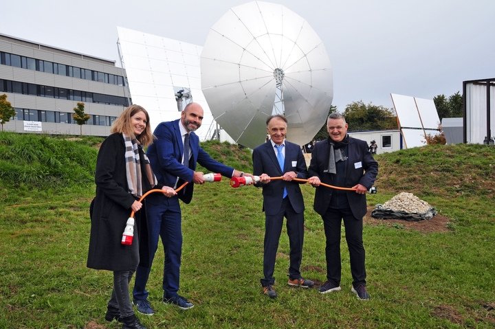 Inauguration of Panatere's solar furnaces