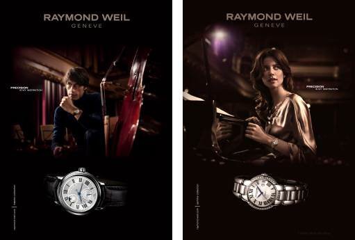 Raymond Weil - New Advertising Campaign for 2011-2012