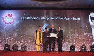 Press release - Kiran Gems is awarded Outstanding Enterprise of The Year - India 
