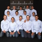The record-breaking Maxi Banque Populaire V crew