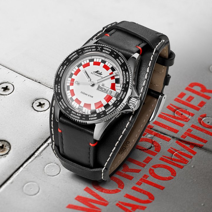 Mido unveils the Ocean Star Worldtimer in bold 70s style