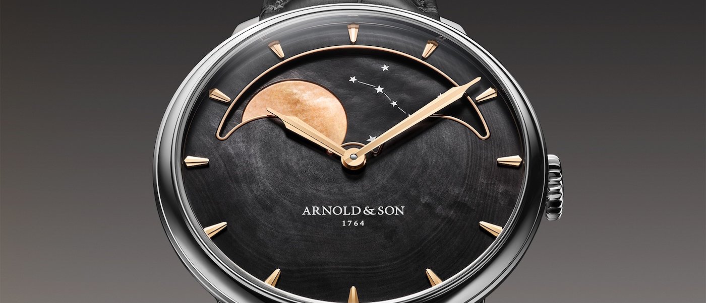Arnold & Son Perpetual Moon 41.5 Steel “Colours of the Moon”
