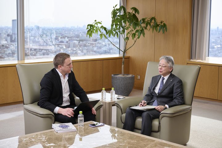 Our interview with CEO Shin Takano at the top of the Casio Tower, conducted in Tokyo in January 2026.