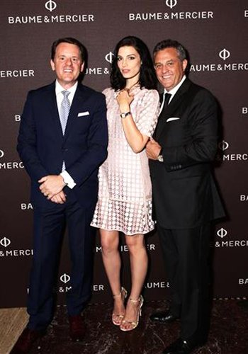 Actress Jessica Paré at the launch of Baume & Mercier's “Promesse”