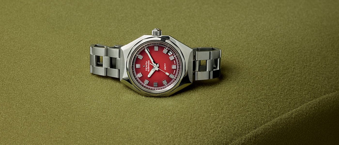 Zenith revives the first Defy model with a vividly coloured dial 