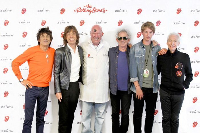 Jean-Claude Biver and The Rolling Stones in Zurich