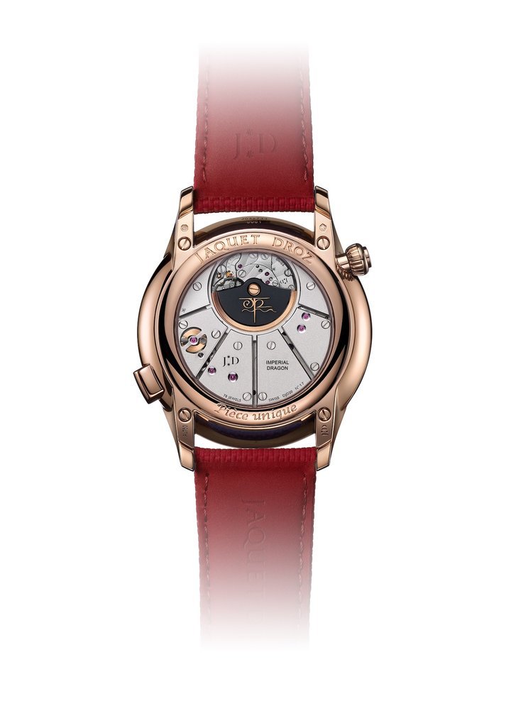 Jaquet Droz Imperial Dragon Automaton Red Gold in Cuprite