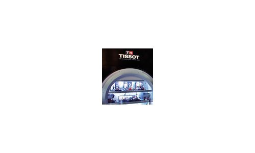 Tissot shop opening in Moscow's famous GUM Emporium