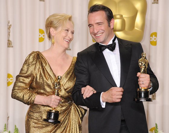 Oscars 2012 - Jaeger-LeCoultre on the wrist of Jean Dujardin