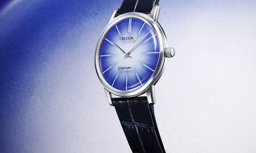 Credor celebrates the artistry of Imari Nabeshima porcelain in a new Goldfeather timepiece