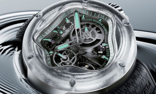 Hublot and Daniel Arsham unveil the MP-17 Arsham splash: a fluid evolution of artistic horology