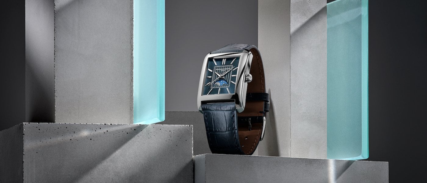 The first ever Moonphase for Frederique Constant's Classics Carrée Automatic