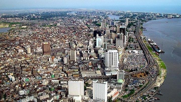 View of Lagos, the largest city in Nigeria... and Africa