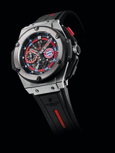 The limited-edition Hublot King Power FC Bayern Munich