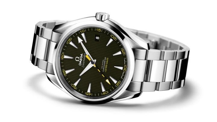 The Omega Seamaster Aqua Terra, withstands fields of around 15'000 gauss with its Co-Axial 8508 caliber