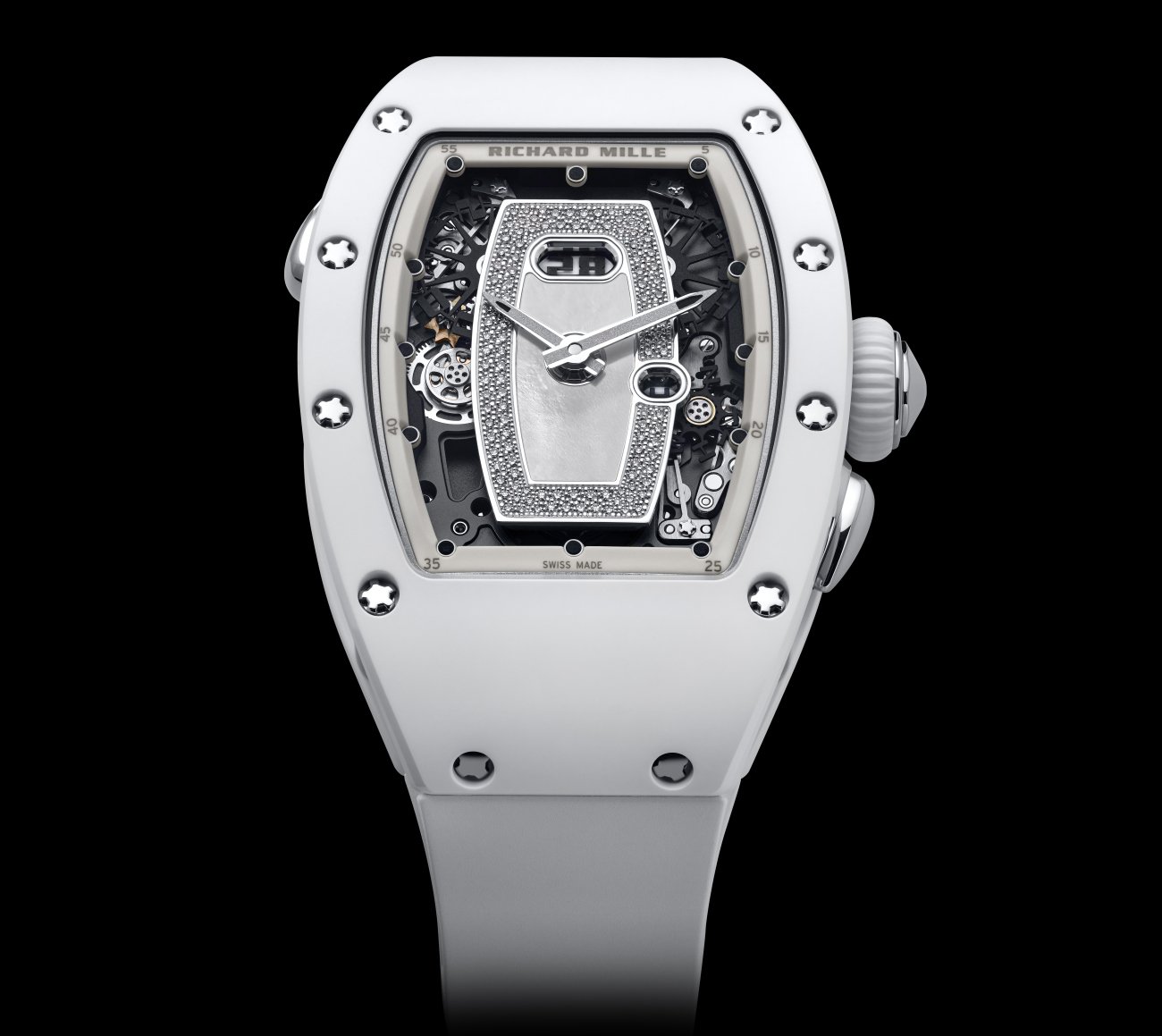 Richard Mille: the new RM 037 white ceramic automatic