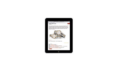 Europa Star - 5 Websites, 5 iPad Apps, 5 Continents - for all Watch & Jewellery Markets