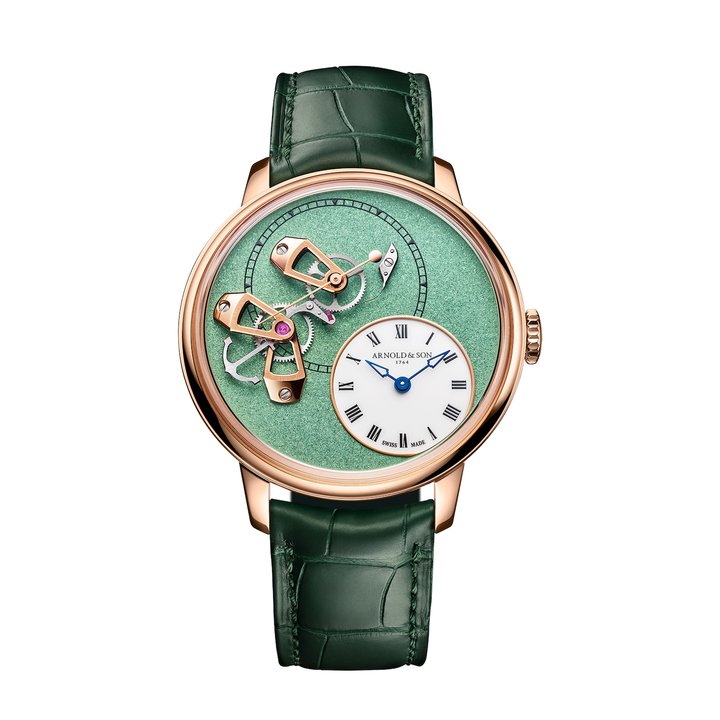 DSTB 42 by Arnold & Son: True-Beat Seconds in Mint Green and Ascot Blue