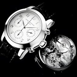 GIRARD-PERREGAUX - Chronographe Tourbillon sous trois Ponts d'or
