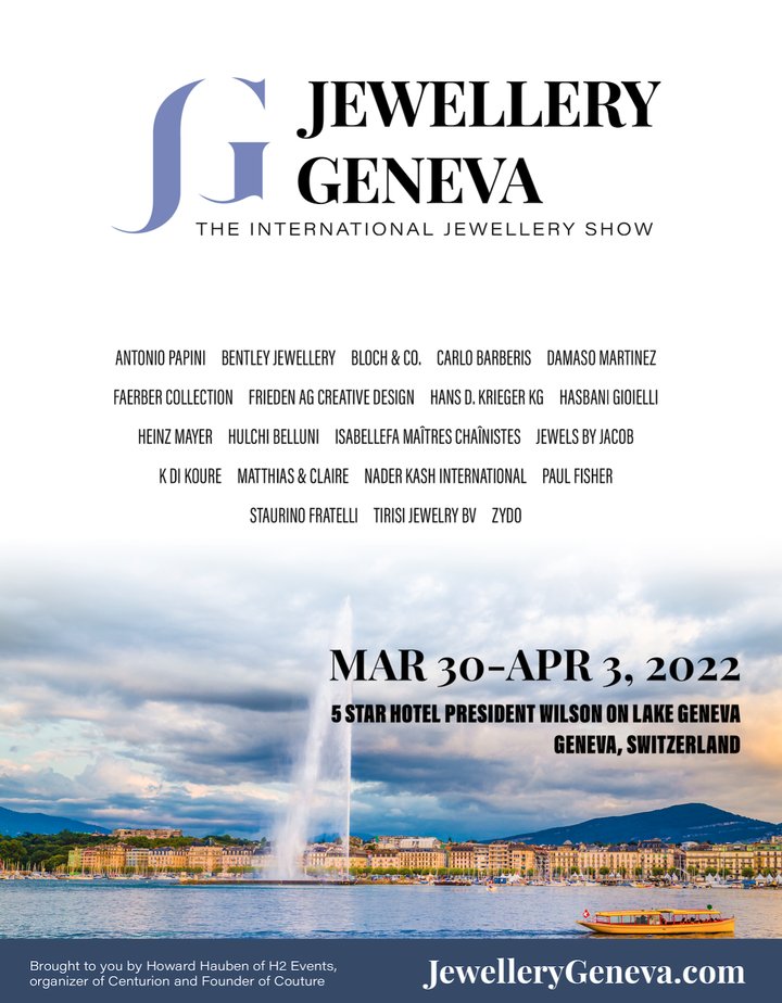 H2 Events announces the “Jewellery Geneva” show