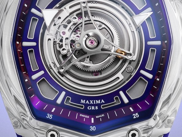 Kerbedanz unveils the Maxima GR8 39mm Incolor Sapphire Ultraviolet Dial