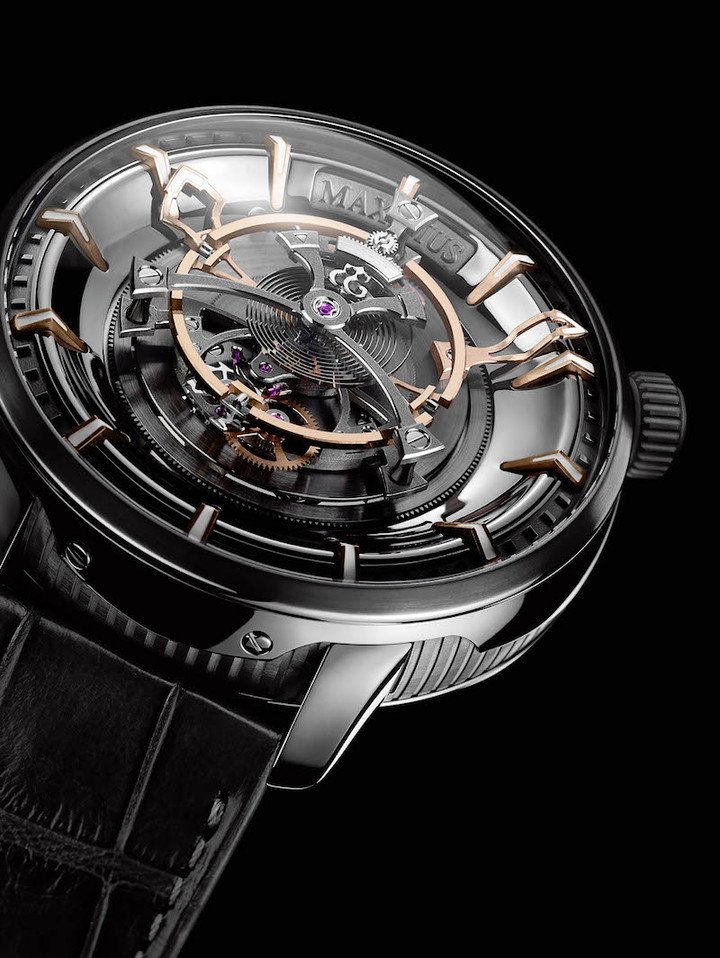 The tourbillon cage measures 27mm