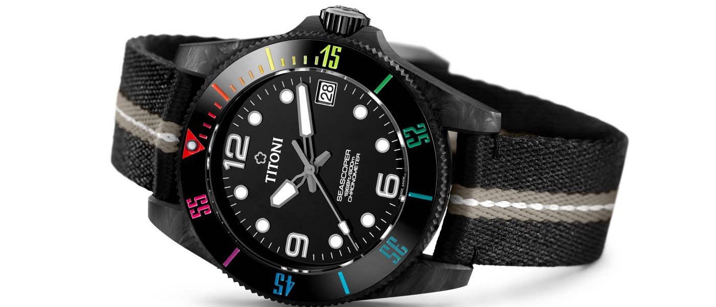 Titoni unveils its first-ever carbon watch