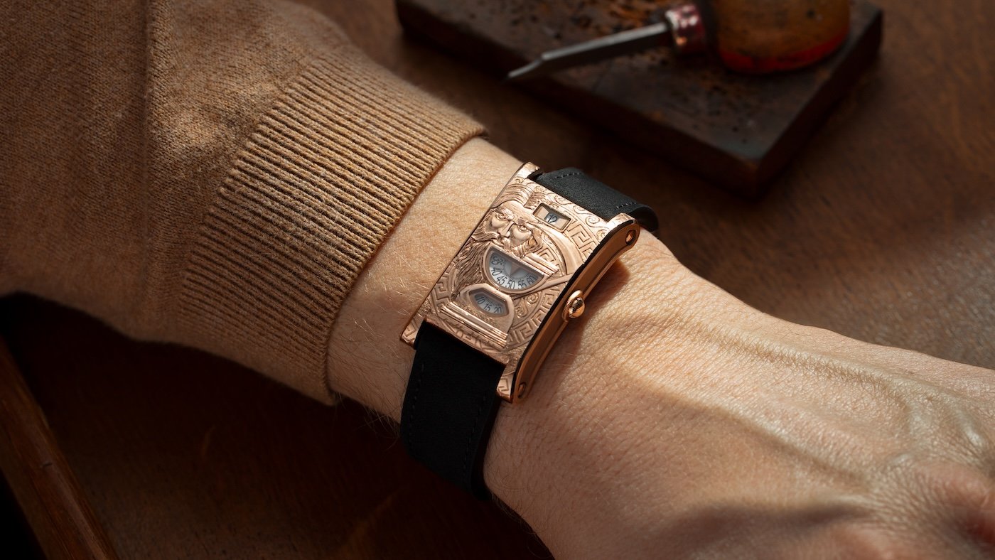 Chronoswiss Neo Digiteur Chronos - time carved in gold