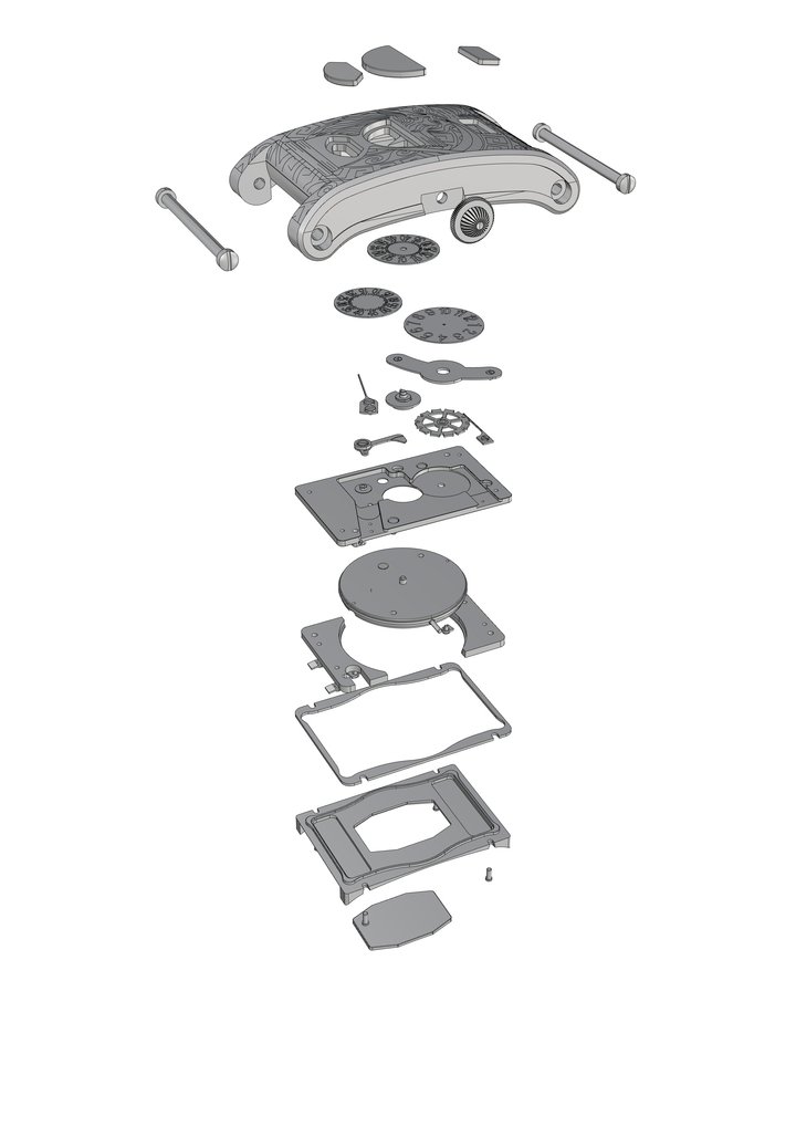 Chronoswiss Neo Digiteur Chronos - time carved in gold