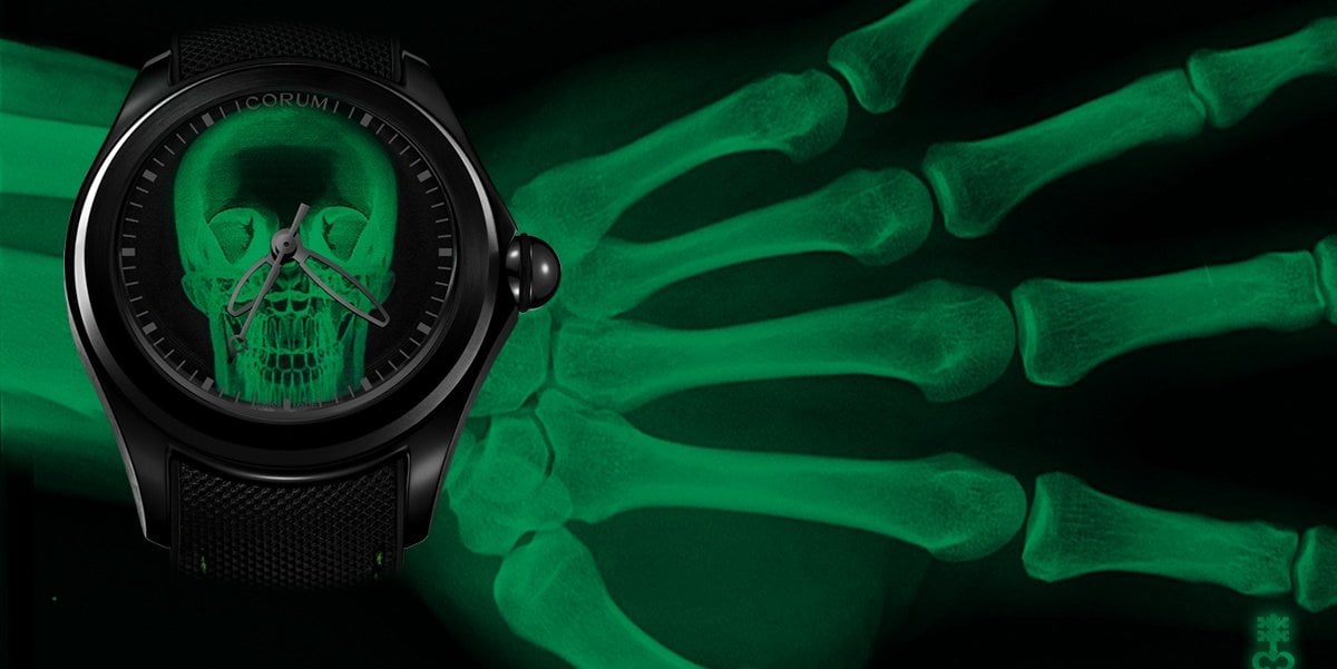Corum launches an X Ray version of its Bubble watch