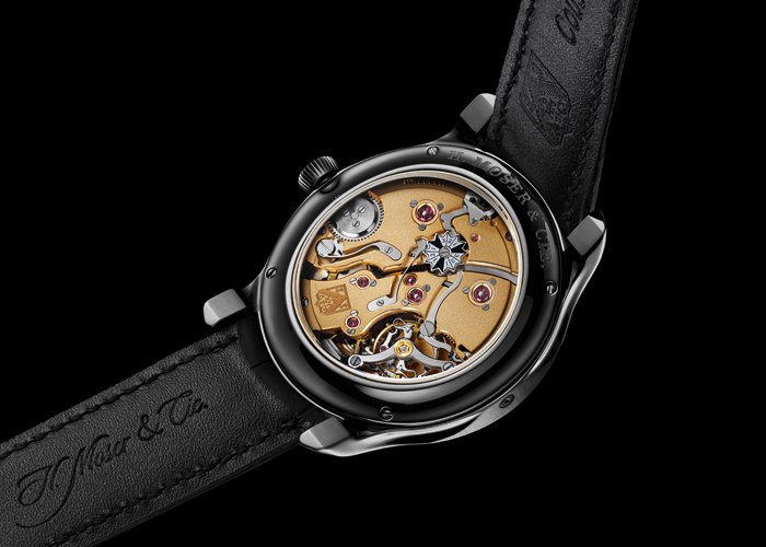 Endeavour Perpetual Calendar Black Golden Edition by H. Moser & Cie (Back)