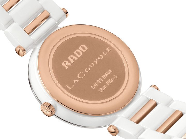 Rado's latest LaCoupole jewellery watch features full-face sapphire crystal